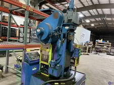 15 Ton, Perkins #15-S, high speed press, 1-/4" stroke, 8" Shut Height, 10" x20" bed, 2" adj, air clutch, #1806