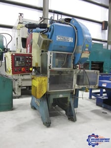 45 Ton, Minster #5, OBI, 5" stroke, 90 SPM, 11-1/4" Shut Height, 28" x18" bed, air cooled, brake, 1969