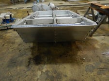 Bird Jonsson #24, Vibrating Screen, Stainless Steel Screen & Clad Tub, w/Manifold, 1/16" Holes