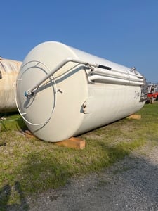 10000 gallon Walker Stainless, Stainless Steel Jacketed Mix Tank, Vertical, 121" O.D., 150 psi @ 300°F, 2005