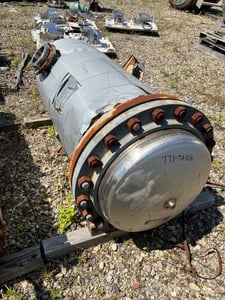 138 gallon Knight Fabricators, Inc., Stainless Steel Pressure Vessel, 20" diameter x 56" Straight Side, 45