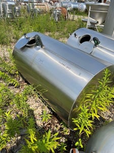 260 gallon Stainless Steel Tank, Vertical, 36" diameter x 60" Straight Side, Flat Top and Bottom