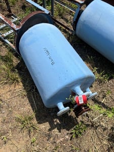 30 gallon Stainless Steel Tank, Vertical, 20" diameter x 24" Straight Side, Dish Top and Bottom