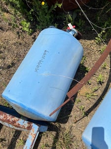 30 gallon Stainless Steel Tank, Vertical, 20" diameter x 24" Straight Side, Dish Top and Bottom