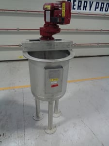 21.4 gallon Freude Titan, Stainless Steel Vertical Mixing Vessel, 450 mm diameter x 447 mm Straight Side