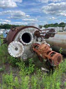 900 gallon Stainless Steel Jacketed Mix Tank, Vertical, 60" diameter x 70" Straight Side, Dish Top and Bottom
