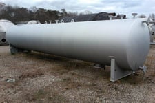 6000 gallon 72" x 130", Horizontal Steel Tank, Dished Heads, Mounted On Saddles