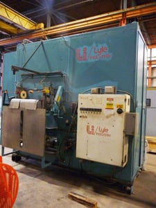 Lyle, Vertical Pre-Heat Oven, 43" wide capacity, 80" width x 124" H x 132" L, 460 V, w/Operator Control
