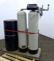 Marlo #MAT-60M-1, Twin Alternating Water Softener System, 50/60 kg capacity, 3/4" Valve Size, 16 GPM Flow