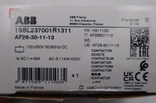 New Abb brown boveri af26-30-11-13 contactor 3-p stock k-85c