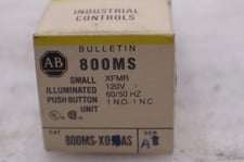 Allen-Bradley bradley bulletin 800ms-x0 series a stock #k-3693