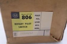 New Allen-Bradley bradley 806-d42 drum switch reversing 4pole stock 5474