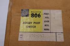 New Allen-Bradley bradley 806-d42 drum switch reversing 4pole stock 5480