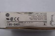 Allen-bradley 195-ga01 auxiliary contact switch new open box stock k-3261