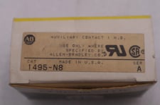 NEW OPEN BOX Allen-Bradley Bradley 1495-N8 Auxiliary Contact Series/A AB STOCK K-3379