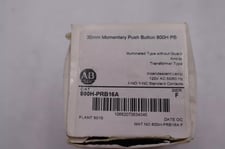 Allen-Bradley bradley 800h-prb16a ser. f illuminated push button amber new stock l-234-a