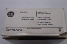 Allen-Bradley Bradley 42DTB-5000 POWER BASE FOR SENSOR PHOTOELECTRIC STOCK K-86C