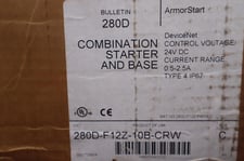 Allen-Bradley bradley 280d-f12z-10b-crw starter devicenet ip67/nema 4 stock 4725