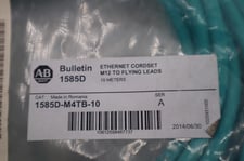 NEW Allen-Bradley 1585D-M4TB-10 ETHERNET MEDIA MICRO D-CODE STOCK B-1624