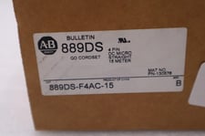 NEW OPEN BOX Allen-Bradley Bradley QD Cordset 889DS-F4AC-15 Ser. B STOCK 4878