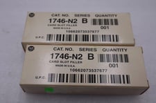 New - lot of 2 - Allen-Bradley bradley 1746-n2 series b card slot filler stock k-3024a