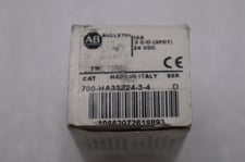 LOT OF 2 - NEW Allen-Bradley Bradley 700-HA33Z24-3-4 Series D STOCK H329A