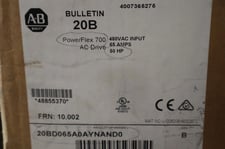 Allen-Bradley bradley 20bd065a0aynand0 50 hp 480v powerflex 700 vfd drive new s-425