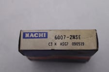 NEW NACHI 6007-2NSE CONTACT SEAL BALL BEARINGS - LOT OF 2 - STOCK B-1143