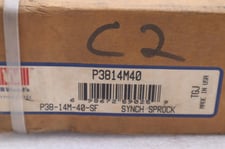New ukn p3814m40 sf timing pulley 14mm pitch 38t 40w sf bushing stock b-863