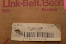 FX3U235N Linkbelt New Ball Bearing Flange Unit 2 3/16 STOCK B-792