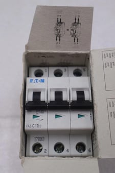 Eaton FAZ-C10/3 Circuit Breaker Part Moeller Series #K-2208
