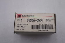 New OPEN BOX Cutler-Hammer Hammer 8526A-6501 Output Device Relay STOCK K-3267