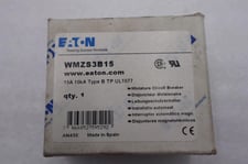 EATON WMZS3B15 MINIATURE CIRCUIT BREAKER UL1077 10KA STOCK K-3627