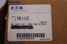 Eaton ME411E DC Definite Purpose Contactor; Size 4 NEW #G444