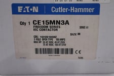 NEW Cutler-Hammer CE15MN3A Series A1 Freedom Series IEC Contactor Size M #G80