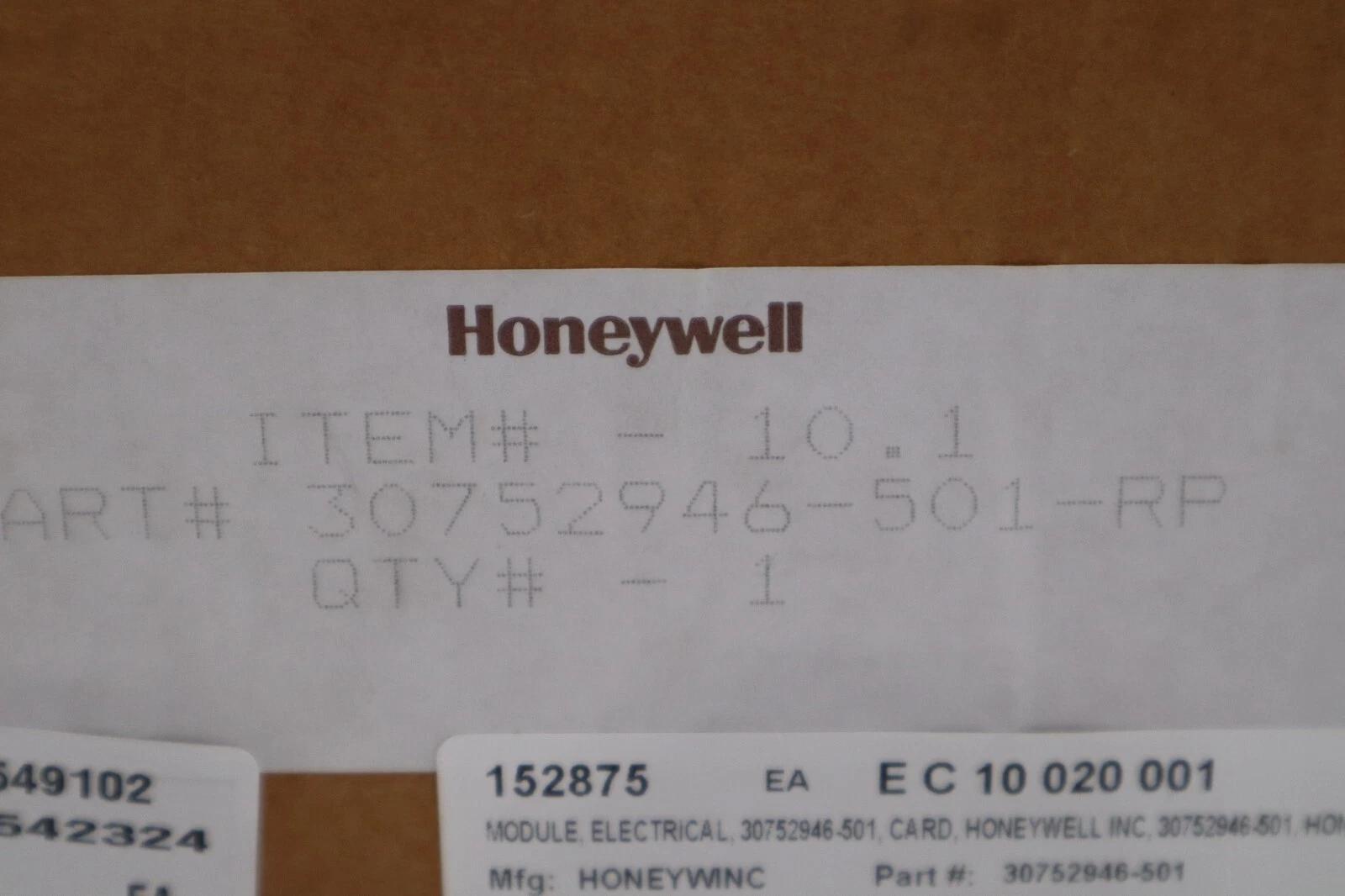 Honeywell #30752946-501-rp board new in box stock g588