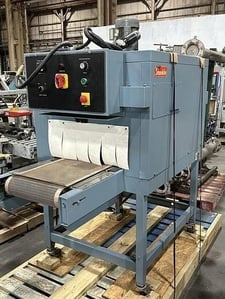 SHANKLIN MODEL T - 7F SHRINK TUNNEL W/ TEFLON MESH BELT