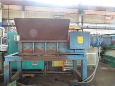 Shredpax model az80 dual shaft shredder twin 40hp motors (no control)