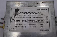 Finmotor fin50.024.m filter stock #k-2389