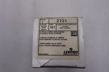 New OPEN BOX Leviton 2731 Locking Grounding Plug 20A 480V 3P 4W STOCK K-3371