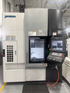 Okuma #MU-4000V0L, 5-Axis CNC vertical machining center with turning, OSP-P300SA, 29.1" X, 18.1" Y, 18.1" Z