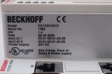 Beckhoff cx1020-0010/cx1100-0004 basic cpu module cpu with 2 ethernet port #5103
