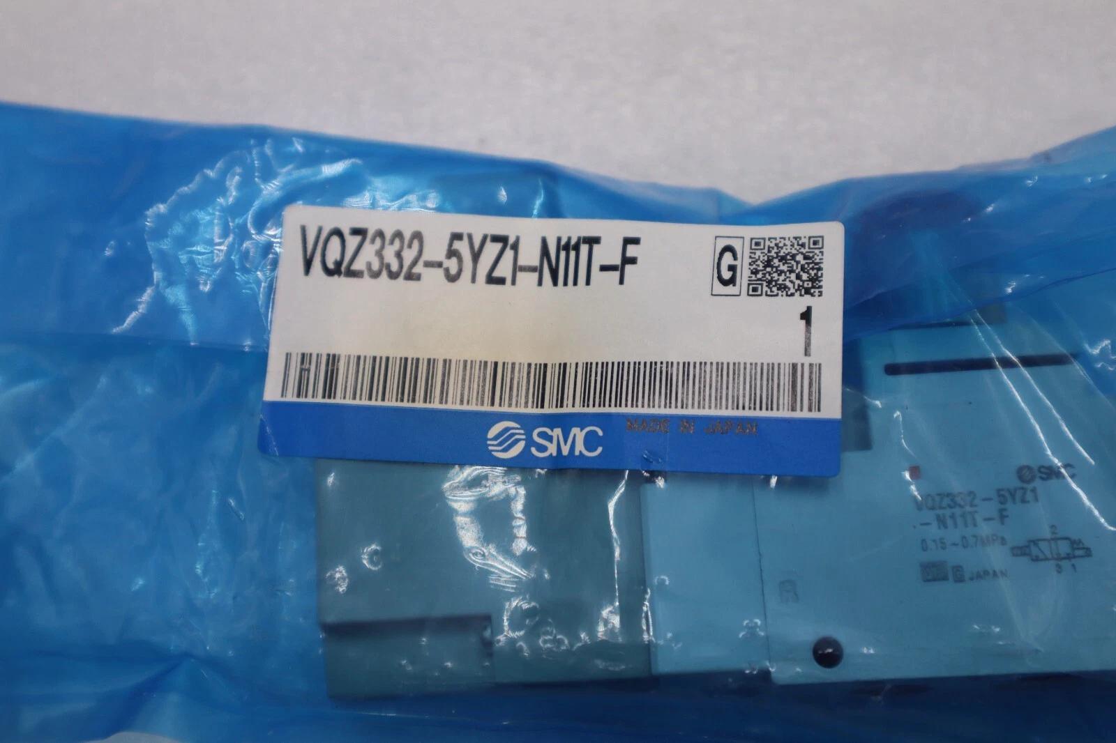 SMC #vqz332-5yz1-n11t-f, 24v 3-port solenoid valve, new, stock l-69-c