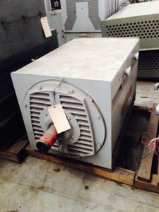 600 HP 1185 RPM General Electric, Frame 8648S, weather protected enclosure type 1, BB, rebuilt, 2300 Volts