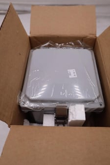 New integra enclosures h6064hll enclosure with hinge opaque stock h146
