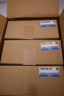 New smc genuine part vxz2350-06n-3tlr1 solenoid valve 3 available stock 1766-a