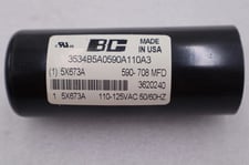 Bc 5x673a 110-125 vac 590-708 mfd stock #k-2308