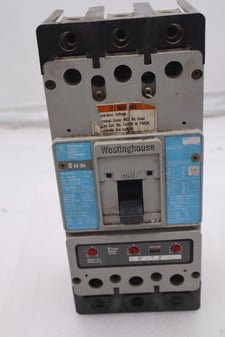 Westinghouse KD3400F 3 Pole 400A 600V Circuit Breaker 225A Trip - Used STK 3067