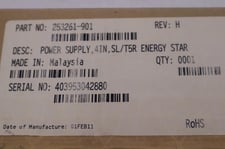 Tsc 253261901 power supply 200watt input: 100-240vac 50-60hz stock b-1422