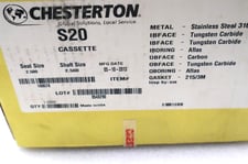 NEW CHESTERTON 180578 S20 CASSETTE SEAL/SHAFT 2.500 MFD 2013 STOCK #1979
